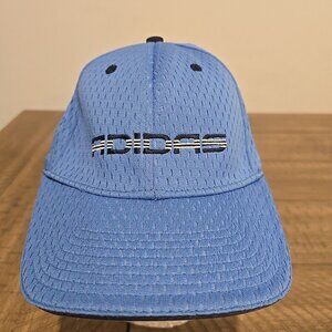 Adidas Breathable Hat Cap Blue Name Spell Out Strapback Adjustable